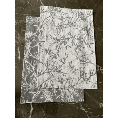 Branch Placemat - Charcoal Grey