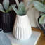 3 vases cannelés emblématiques 3 pièces 