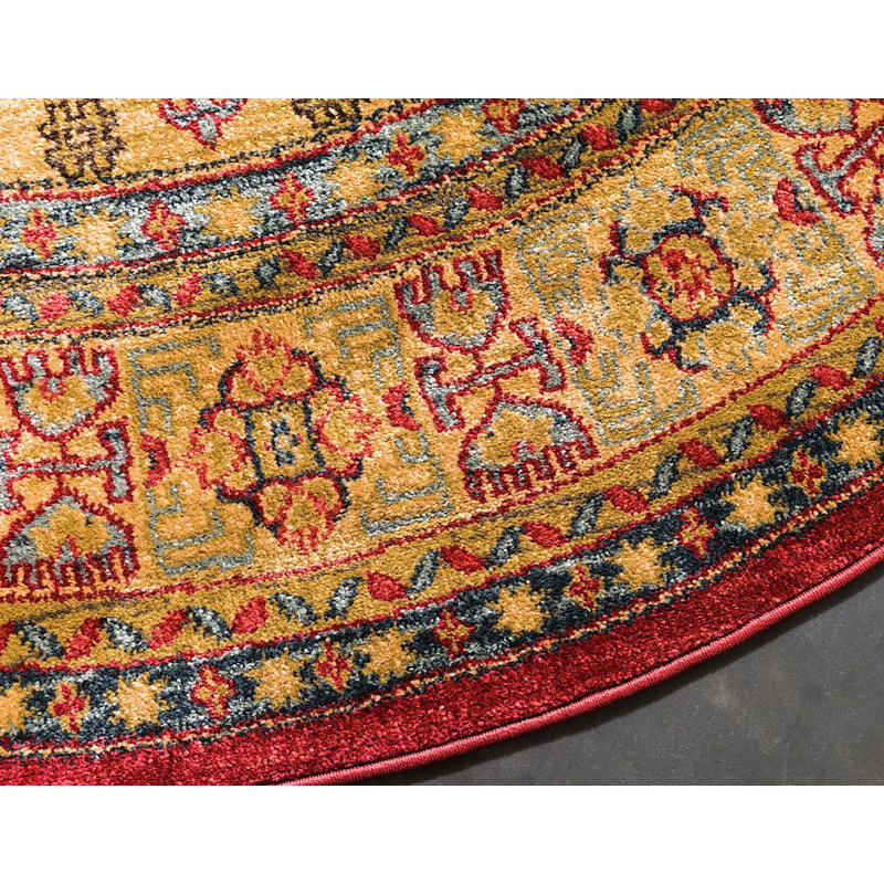 Lauri Geometric Indoor Rug, Round 6'