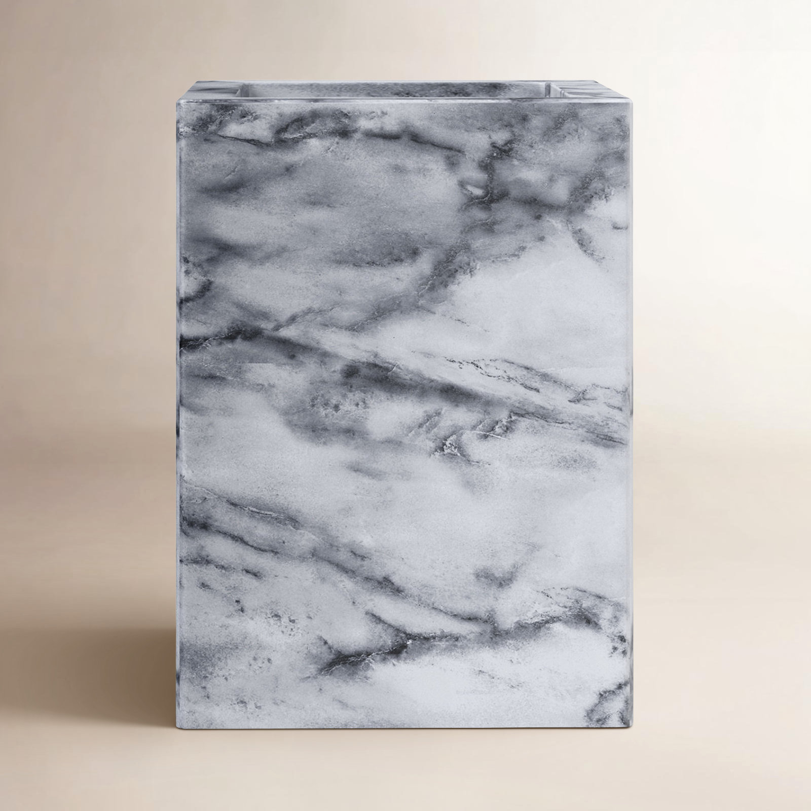 Graciela Marble Tumbler, Cloud Gray