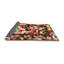 Tapis brun/bleu/gris/zone contemporaine-1579569253