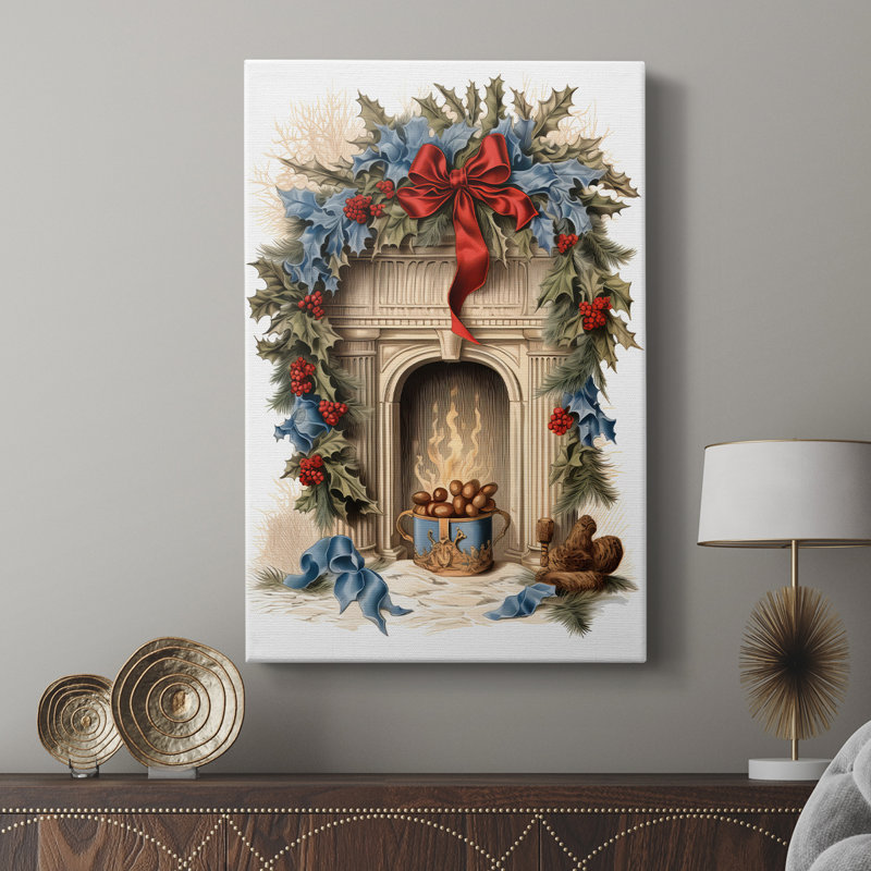 CDLIV de Noël, art de Noël sur mesure, galerie Cavas, H 12 po x l 8 po