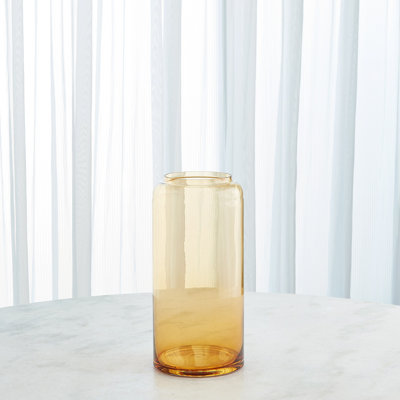 Datum Vase-Caramel-Lg