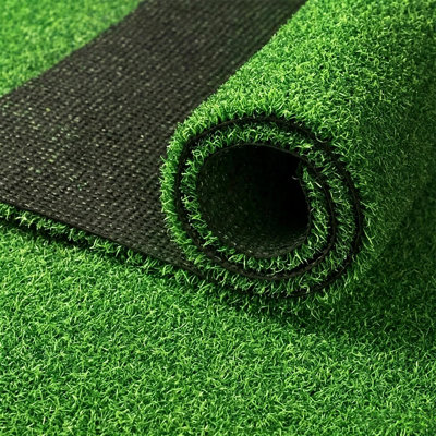 2Pcs Artificial Grass Rug - Indoor/Outdoor Synthetic Turf Mat L:79"Xw:20", 0.6" Thick