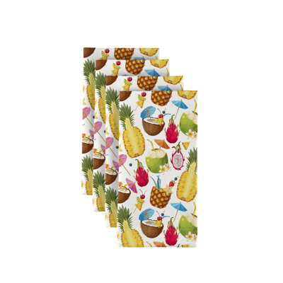 Landen Polyester Abstract Square Napkin
