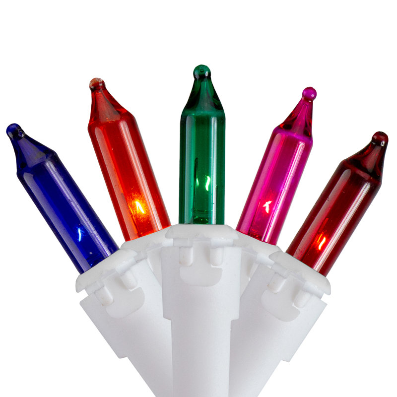 Ensemble de 50 mini lumières de Noël 50 fils, Multicolore / blanc