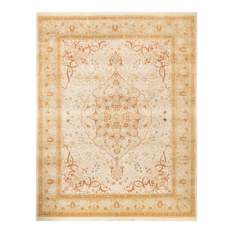 Classic One-of-a-Kind 9' 2" X 11' 10" Hand Knotted Area Rug