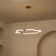 Nuvola 1- Light Acrylic LED Chandelier