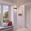 Aura Aluminium Flush Mounted Sconce-7287305-7287307-7287348