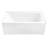 Kingston Brass Aqua Eden 60-Inch Acrylic Rectangular 3-Wall Alcove Tub with Anti-Skid Surface, Hand Drain Hole-88708070