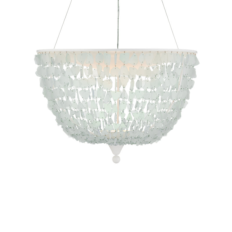 Thalassa 1 - Light Seaglass/Sugar White Pendant