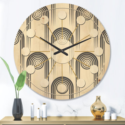 Solid Wood Wall Clock
