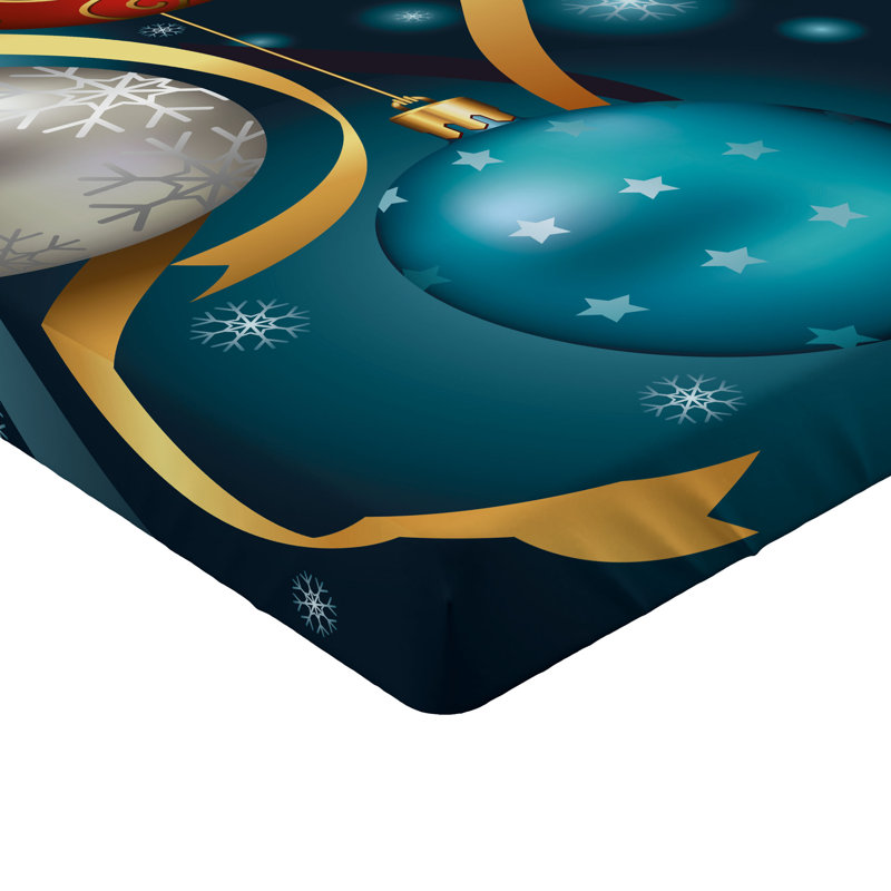Ensemble de 2 draps-housse Ambesonne Christmas, Drap-housse de taille simple