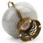 Porcelain Bowl With Bronze Robin Morning