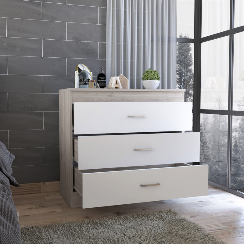 Commode moderne à trois tiroirs Modern