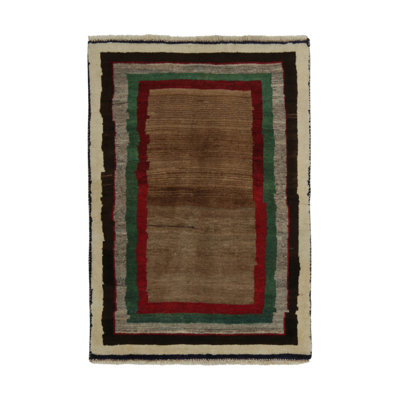 One-of-a-Kind 3'7" X 5'1" Hand Knotted Area Rug