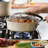 Rachael Ray Cook and Create Nonstick Saute Pan with Lid, 3 Quart, Almond