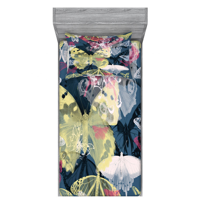 Microfiber Sheet Set, Twin XL Sheet Set with Fitted Sheet
