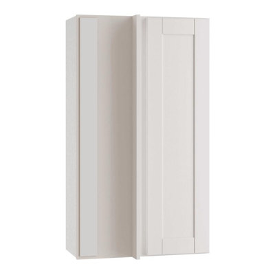 Gallery Express Mercer Plywood Assembled 24 in. W X 12 in. D X 42 in. H Corner Blind Kitchen Cabinet Left in White