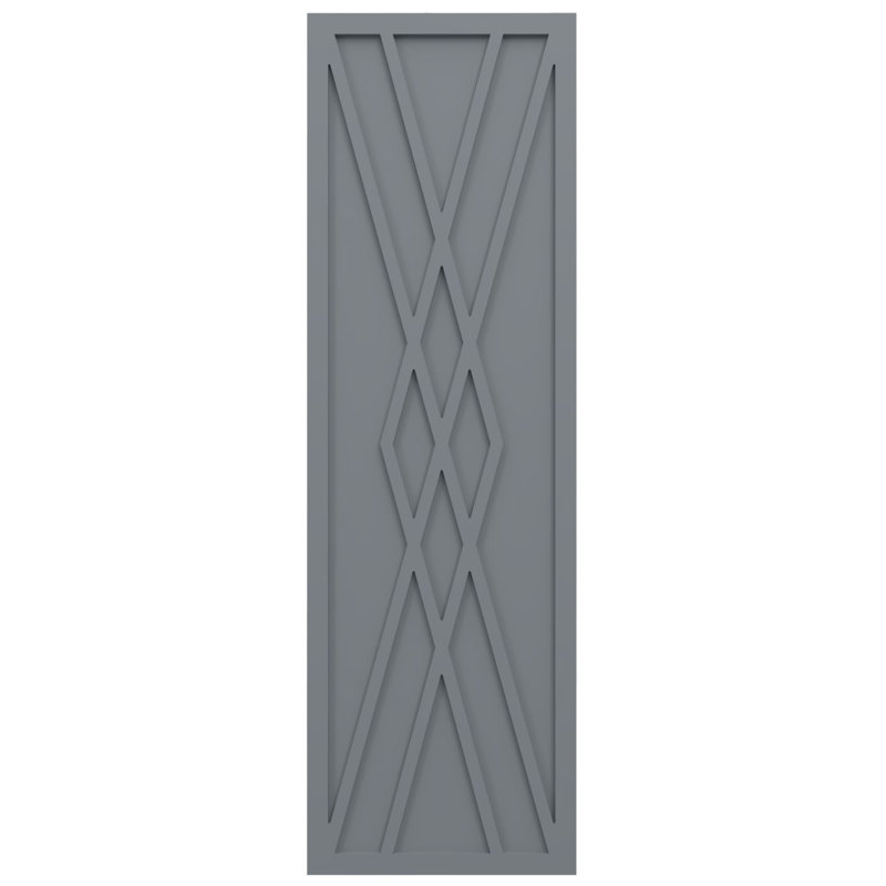 Volets de style moderne EnduraCore Composite Florence, L 12 po, Déferlement de l'océan, H 31 po