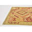 Tapis intérieur de la laine 3 pi 3 po x 4 pi 9 po one-of-kind à la main noué la new age Elland