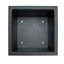 Jardinière extérieure moderne en métal noir Modern Simplicity-1549856704