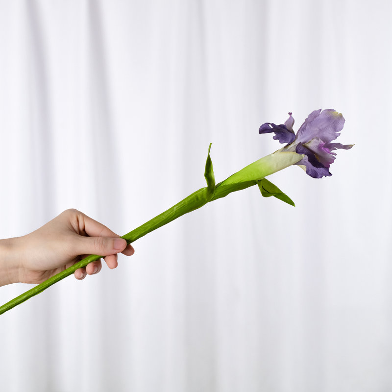Fleur d'iris artificielle Audet Mauve (paquet de 1 branche)