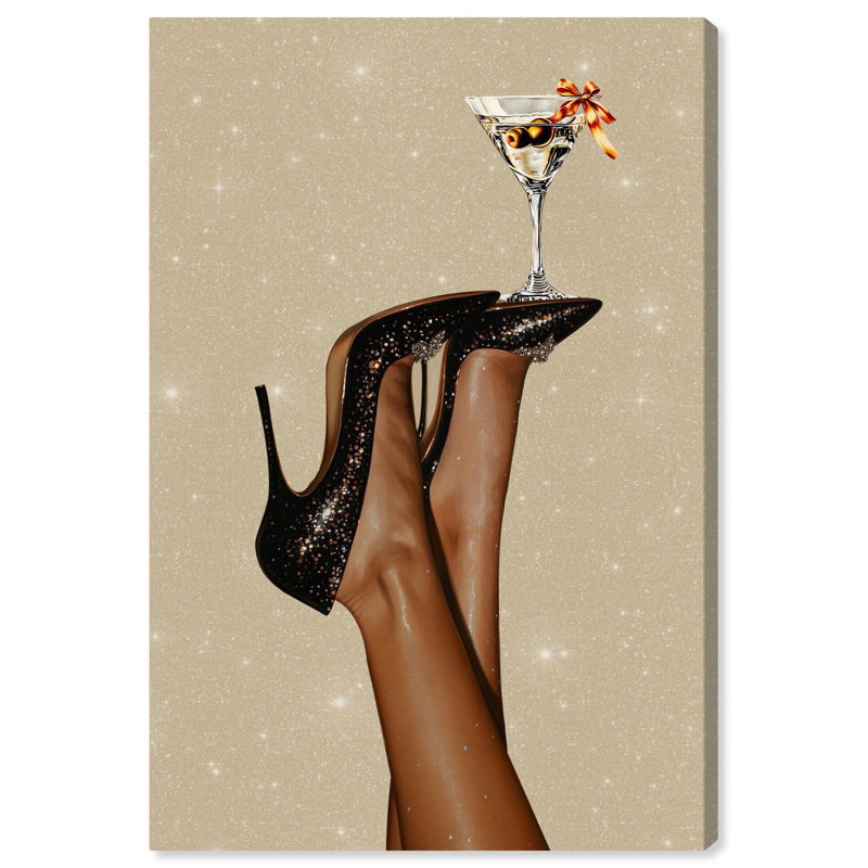 «Martini on Show», reproduction d'art sur toile , H 24 po x l 16 po, Toile tendue