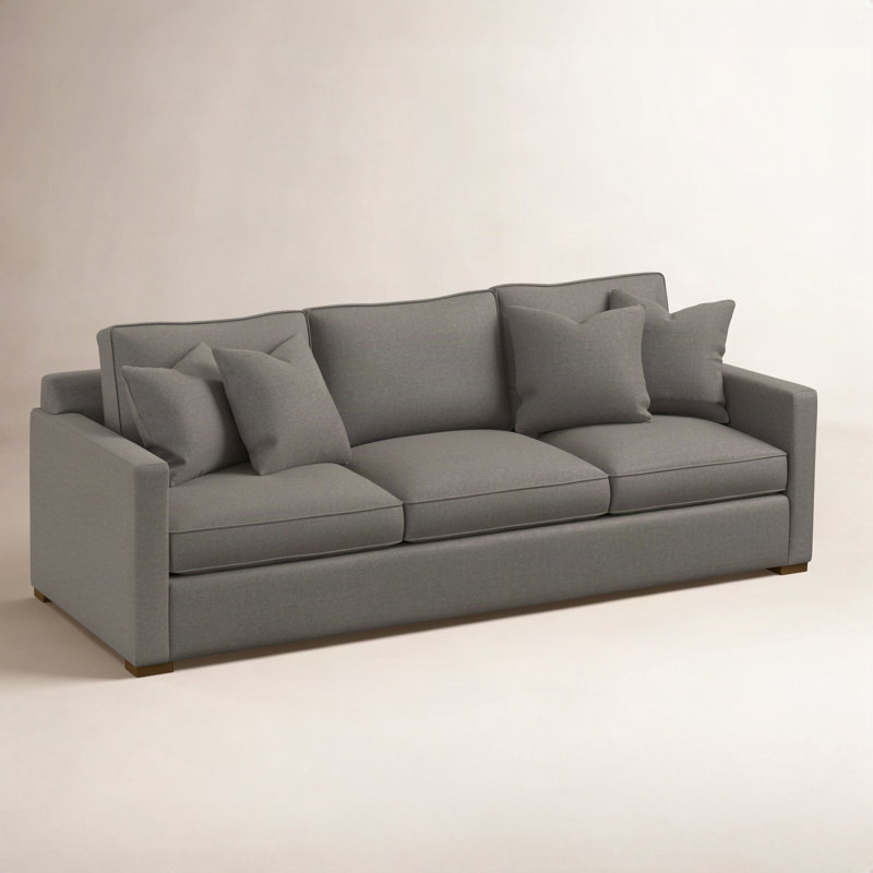 Bel-Air 87'' Upholstered Sofa, Havana, Brown Geometric, 0456-33