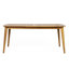 Table d'extérieur en bois avec finition - 70,93 po x 36,29 po 29,83 po
