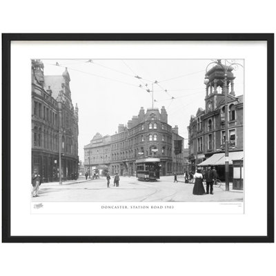 Doncaster, Station Road 1903 - Single Picture Frame Print
