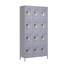 12 casiers en métal de 72 po de hauteur avec serrure pour les employés, armoire de rangement pour garage à domicile-1326148242