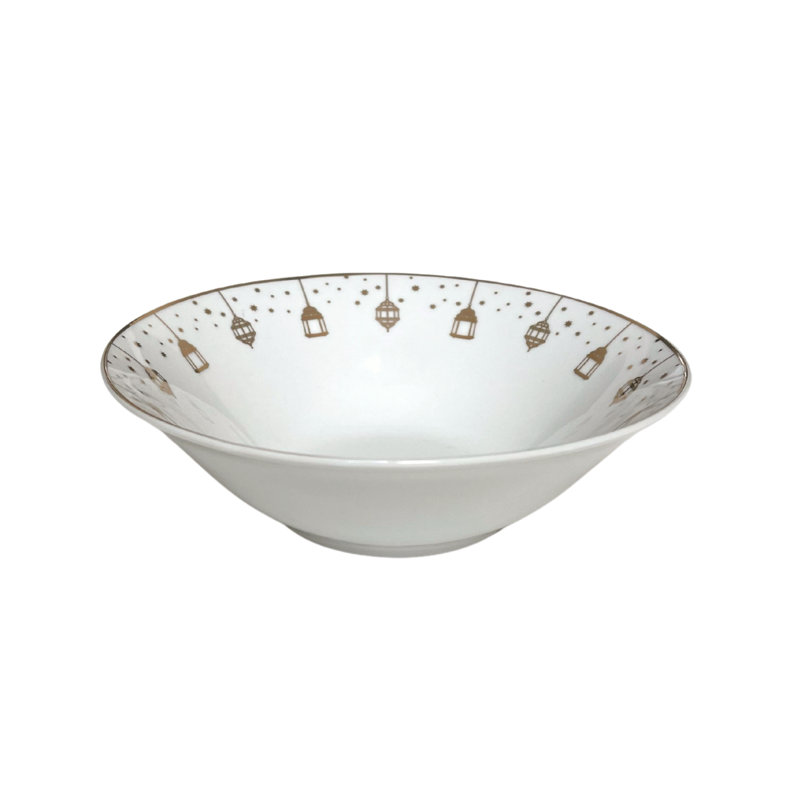 Peacock Supplies Porcelain China Serving Bowl