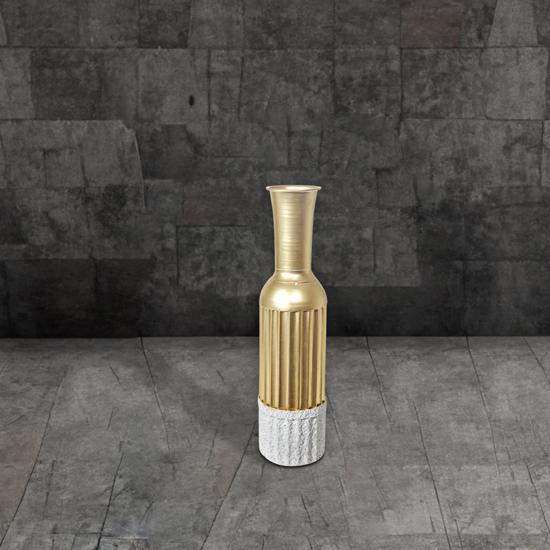 Polyester Floor Vase, 18" H x 4.25" W x 4.25" D
