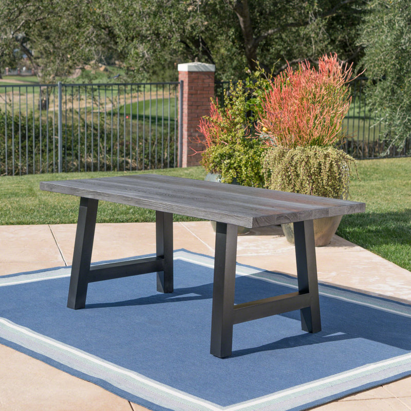 Table de salle à manger Dorcia, gris