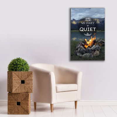 «My Daily Quiet» par Jean Plout, art mural sur toile, 26 po x 40 po
