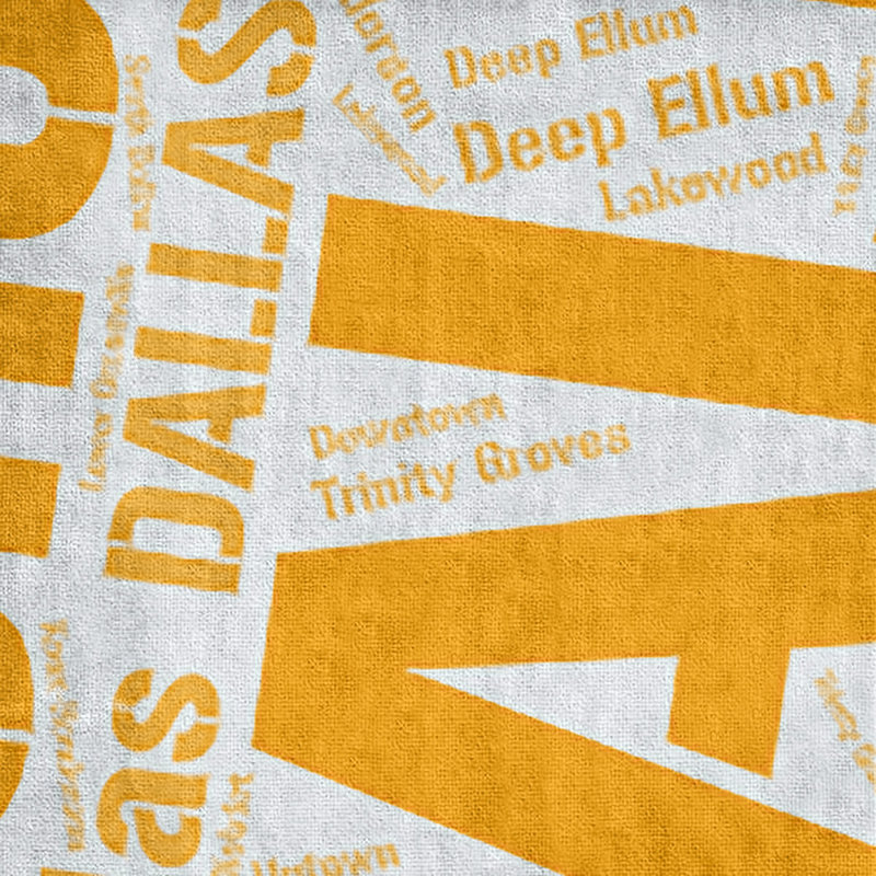 Bath Towel, Orange, Microfiber, Dallas