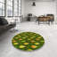 Tapis jaune à motifs 3828-39319887