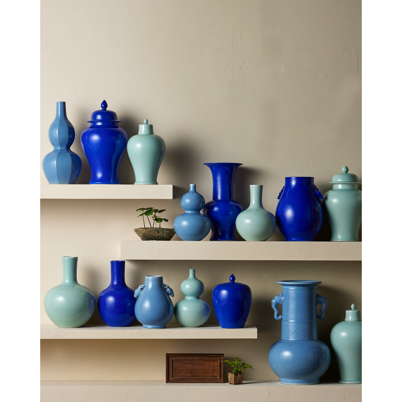 Ocean Blue Handmade Table Vase