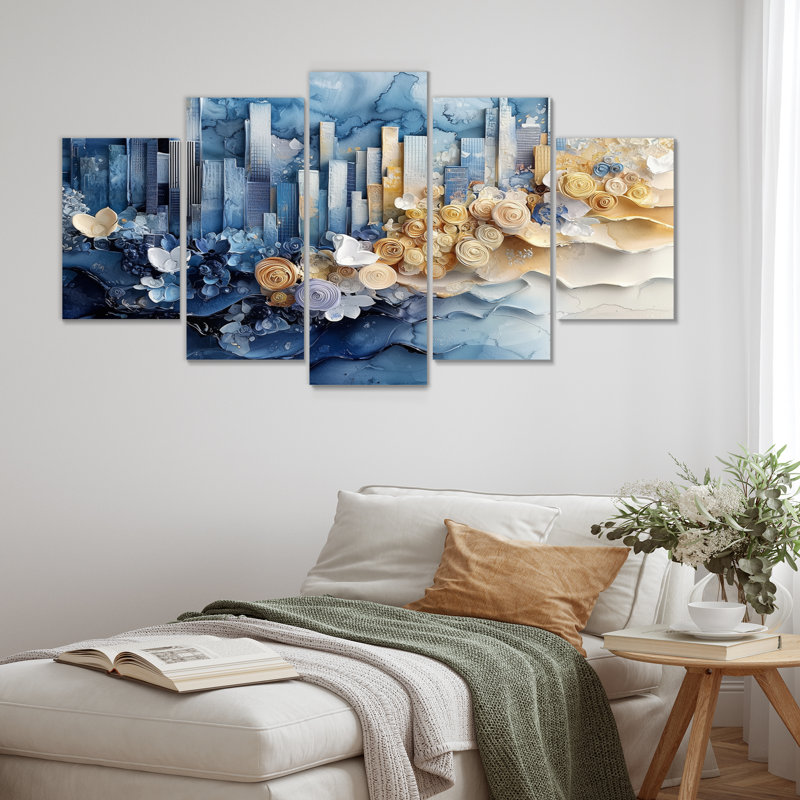 Hanoverton - Cityscape Wall Art - Art mural industriel pour le salon