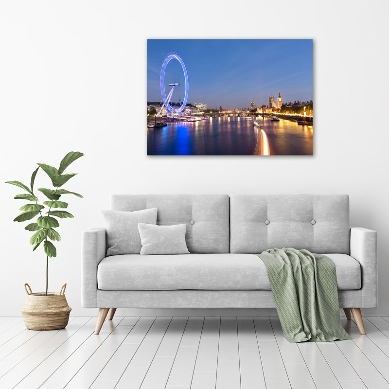 London Eye London 1 Piece Wall Art on Glass