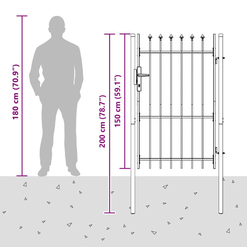 Gate Fencing, 100 x 150 cm