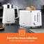 Geepas Arcus Kitchen Set 1.7L Electric Kettle And 2 Slice Toaster With Rapid Boil 7 Browning Levels-117044291