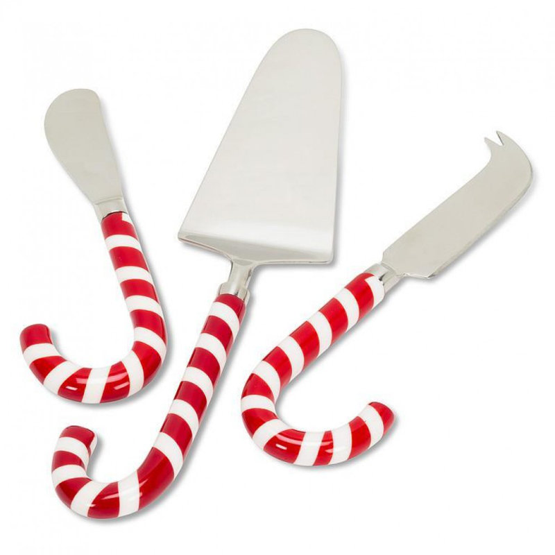 Candy Cane Handled Cake Server