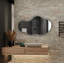 Miroir asymétrique, miroir décoratif irrégulier, miroir sans cadre-2002496648-2002496649