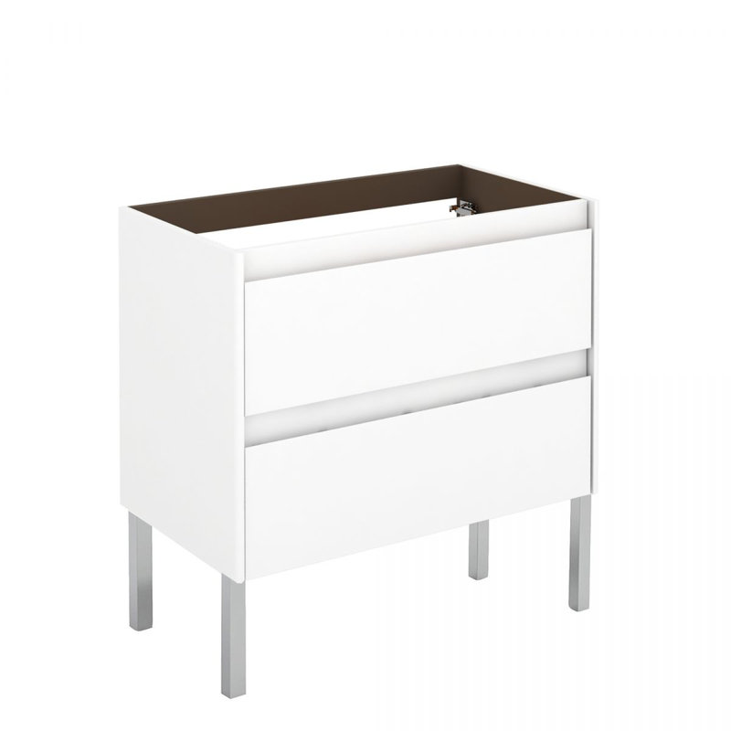 Ambra 31.7'' W Single Vanity, Gloss White
