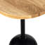 Table de bout à piédestal en bois massif Euston