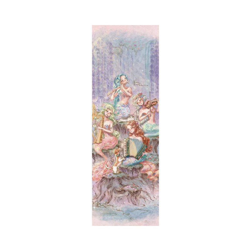 Ste-Anne Mermaid Chamber Ensemble I (Feat. Patron The Dog) by Anastasia Tsai - Panoramic Gallery-Wrapped Canvas Giclée on Canvas