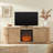 Dragelin Modern Reeded Fireplace TV Stand-100940192-103484734