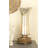 Glass Silver Uplight with Gold Base Set
